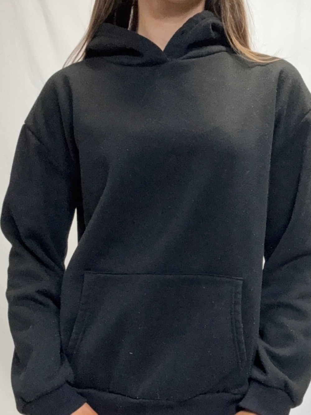 black shien graphic hoodie